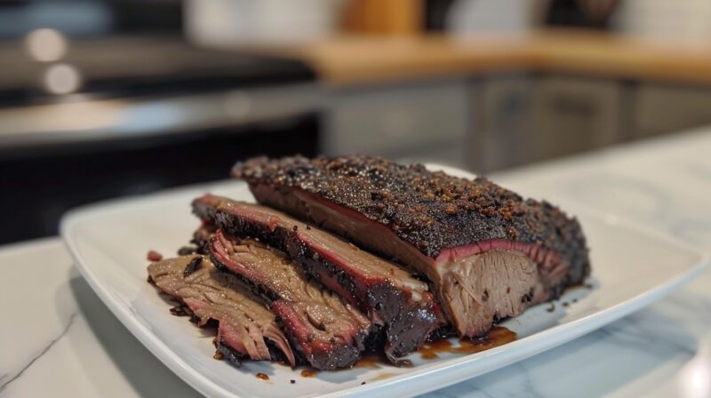 Smoked Texas Beef Brisket - you should let it rest for couple of hours before eating