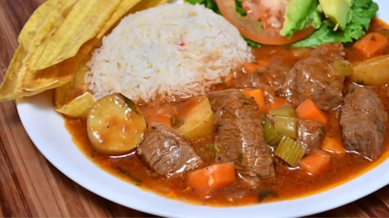 Guatemalan Hilachas Dish